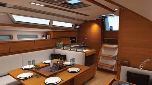 Jeanneau SO409 interior 2 © SW